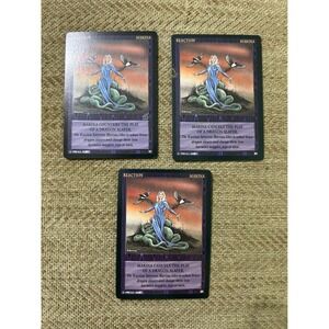 Vintage 1994 Wyvern CCG‎ Marina Reaction Cards Lot of 3 US Games Systems 89